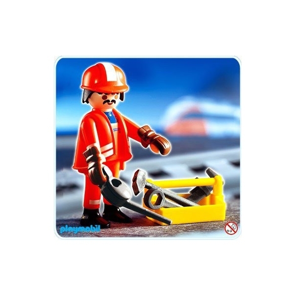 Playmobil 4640 Special Mecánico de trenes ¡Descatalogado!