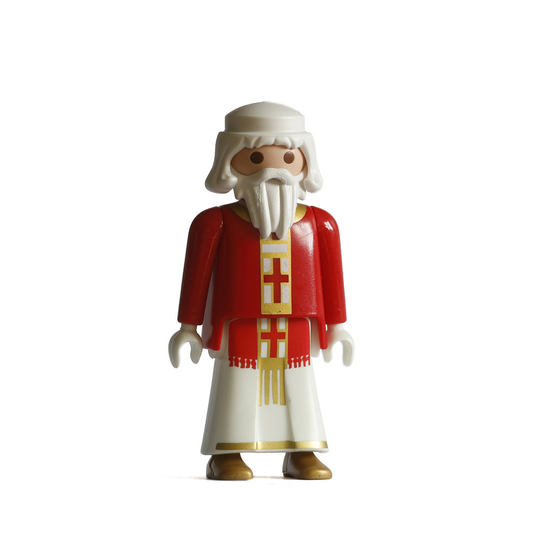 Playmobil Arzobispo con traje rojo y blanco ¡Mercadillo!