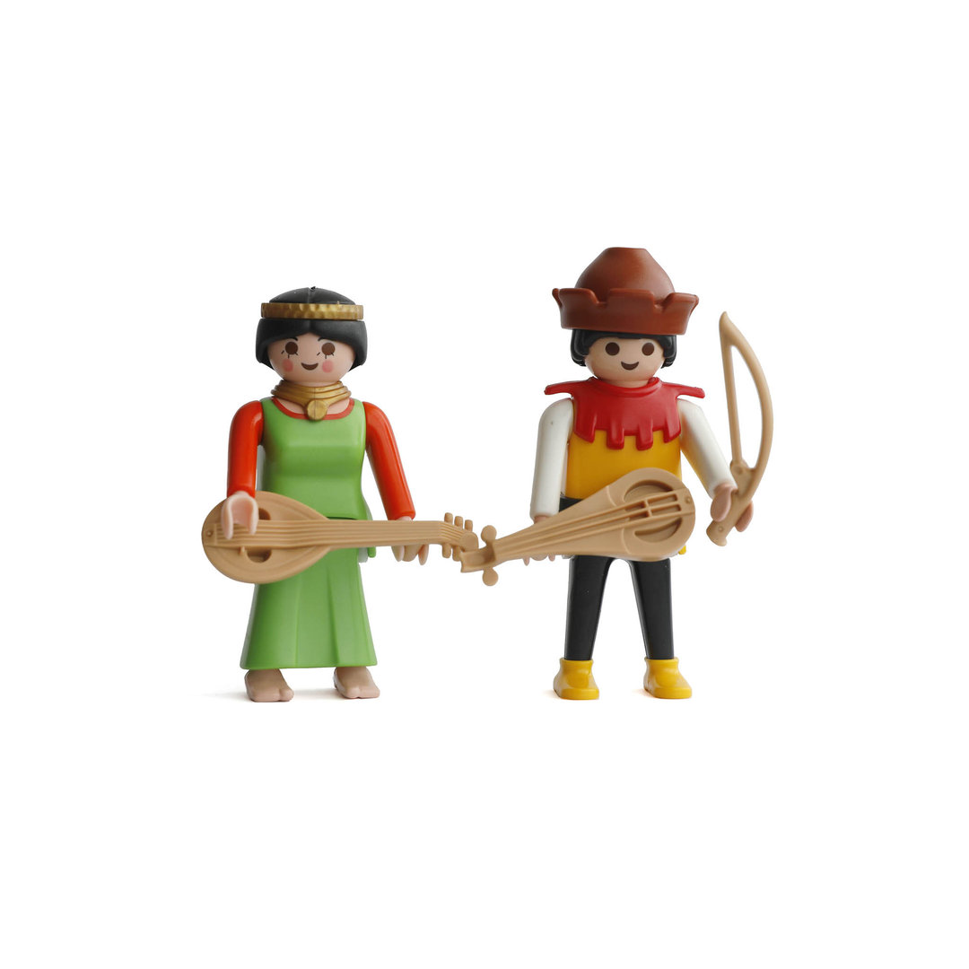 Playmobil pareja de Trovadores ¡Mercadillo!