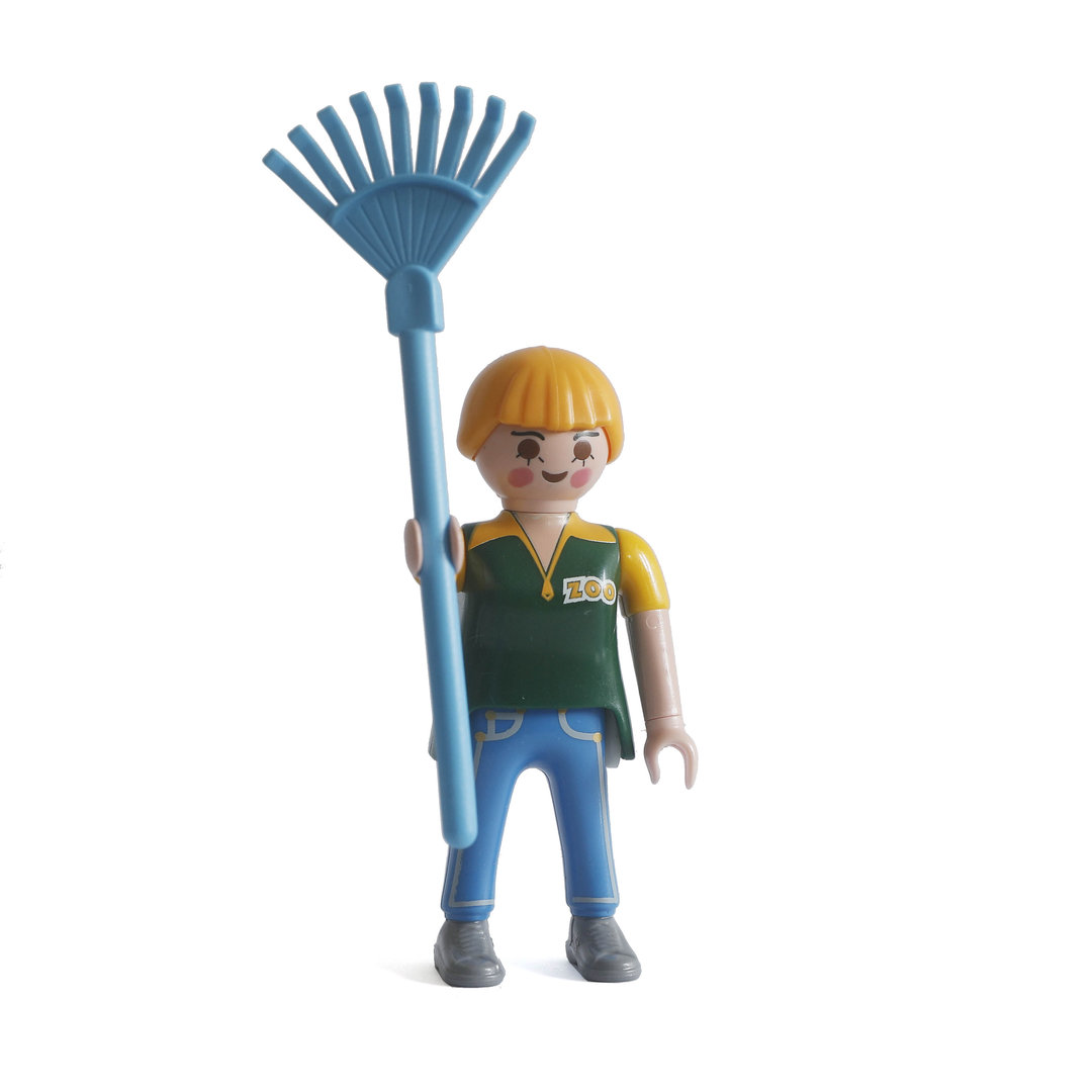 Playmobil Cuidadora del Zoo ¡Mercadillo!