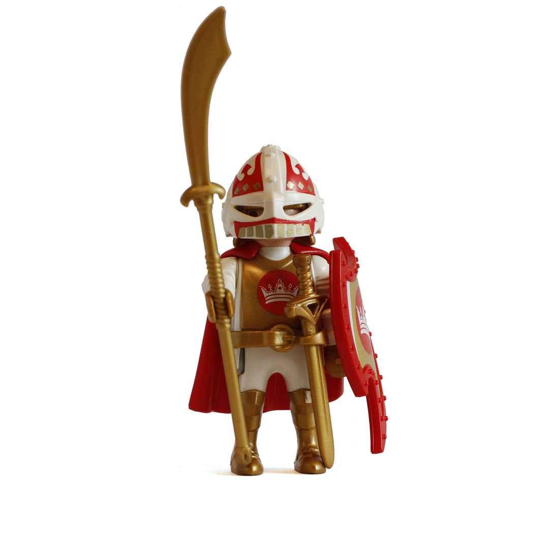 Playmobil 9443 Caballero medieval rojiblanco ¡Serie 14!