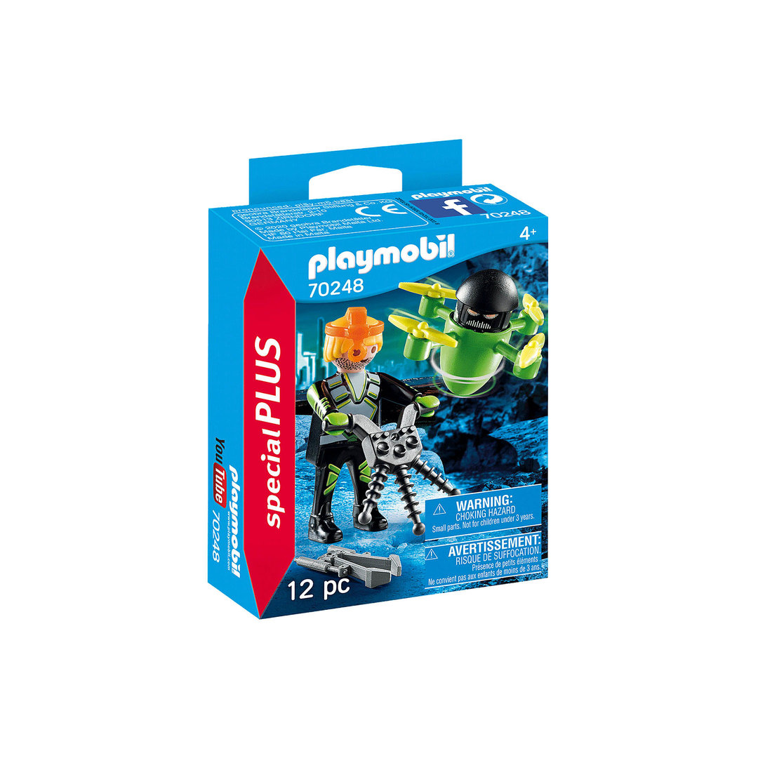 Playmobil 70248 Special Plus Agente con Dron ¡Nuevo!