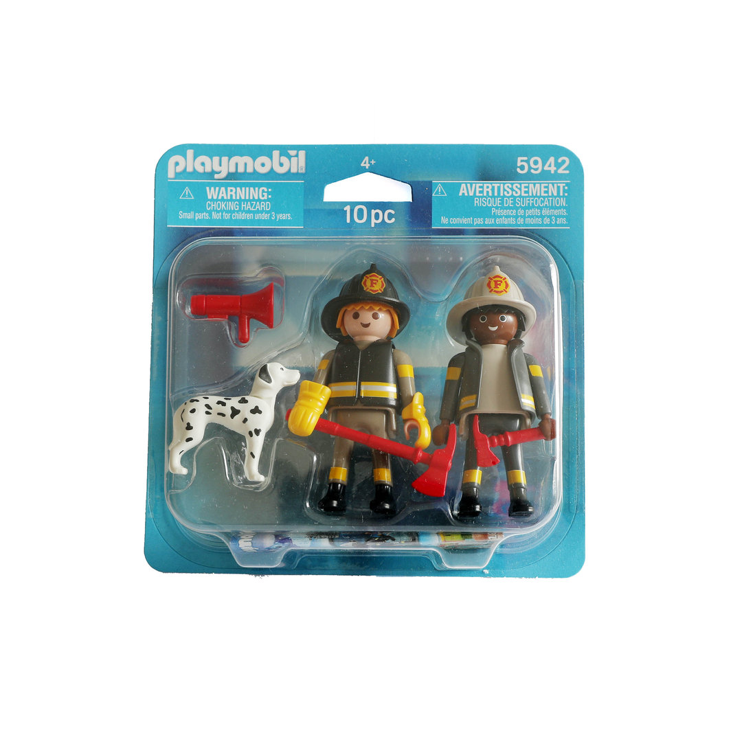 Playmobil 5942 Duo Pack Bomberos y perro ¡City Action!