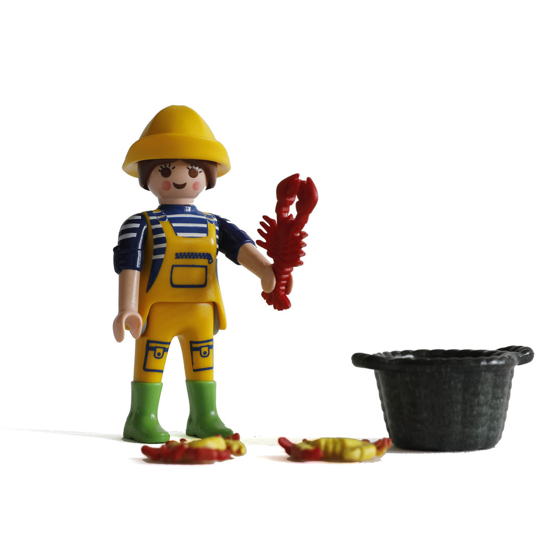 Playmobil 6841 Pescadora con marisco Sobre Sorpresa Chicas ¡Serie 10!
