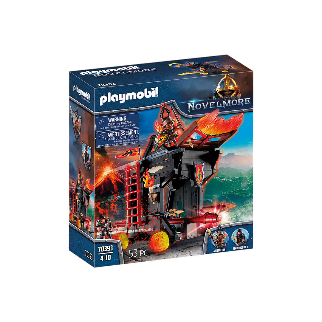 Playmobil 70393 Ariete de fuego de los bandidos ¡Novelmore!