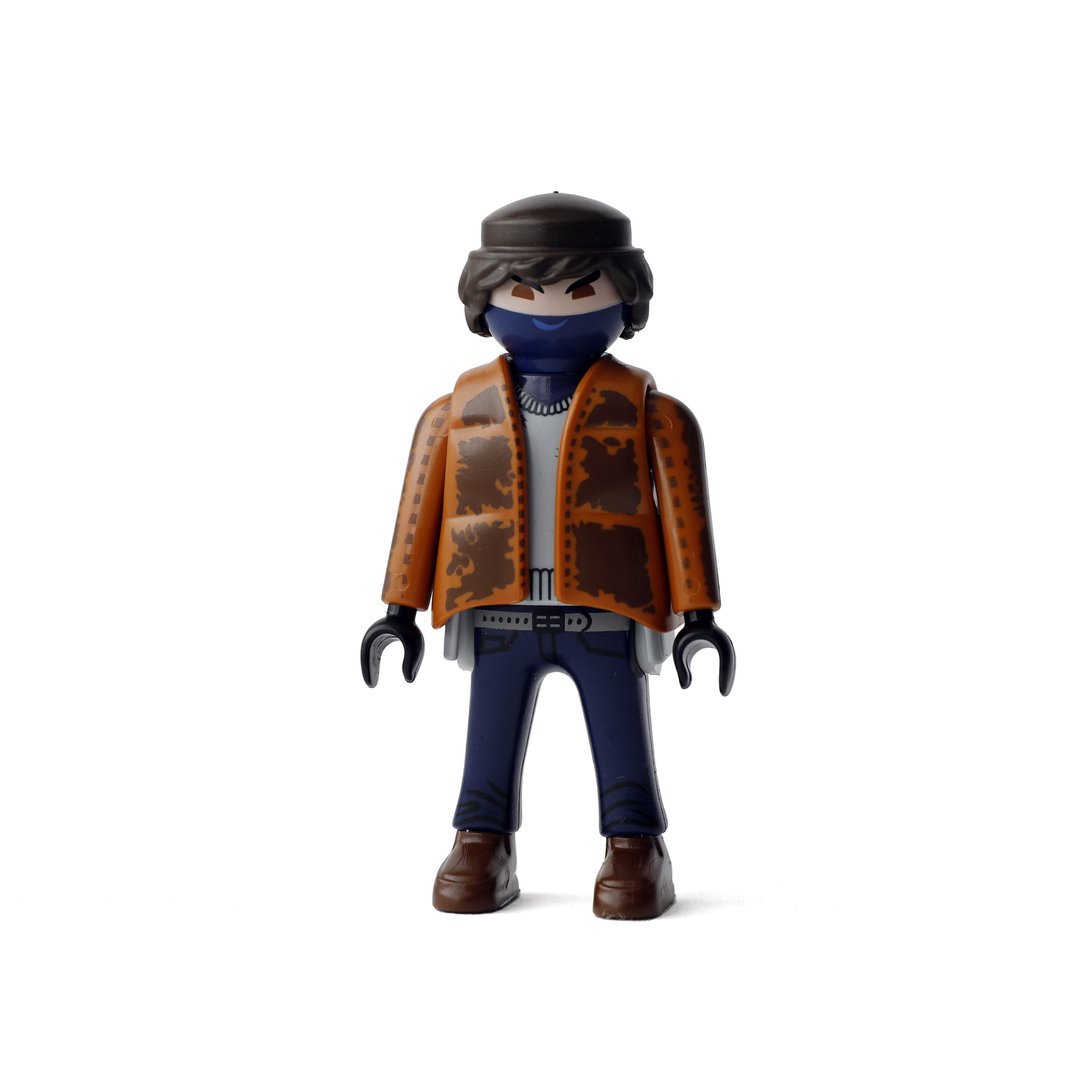 Playmobil Ladrón de azul y marrón ¡Mercadillo!