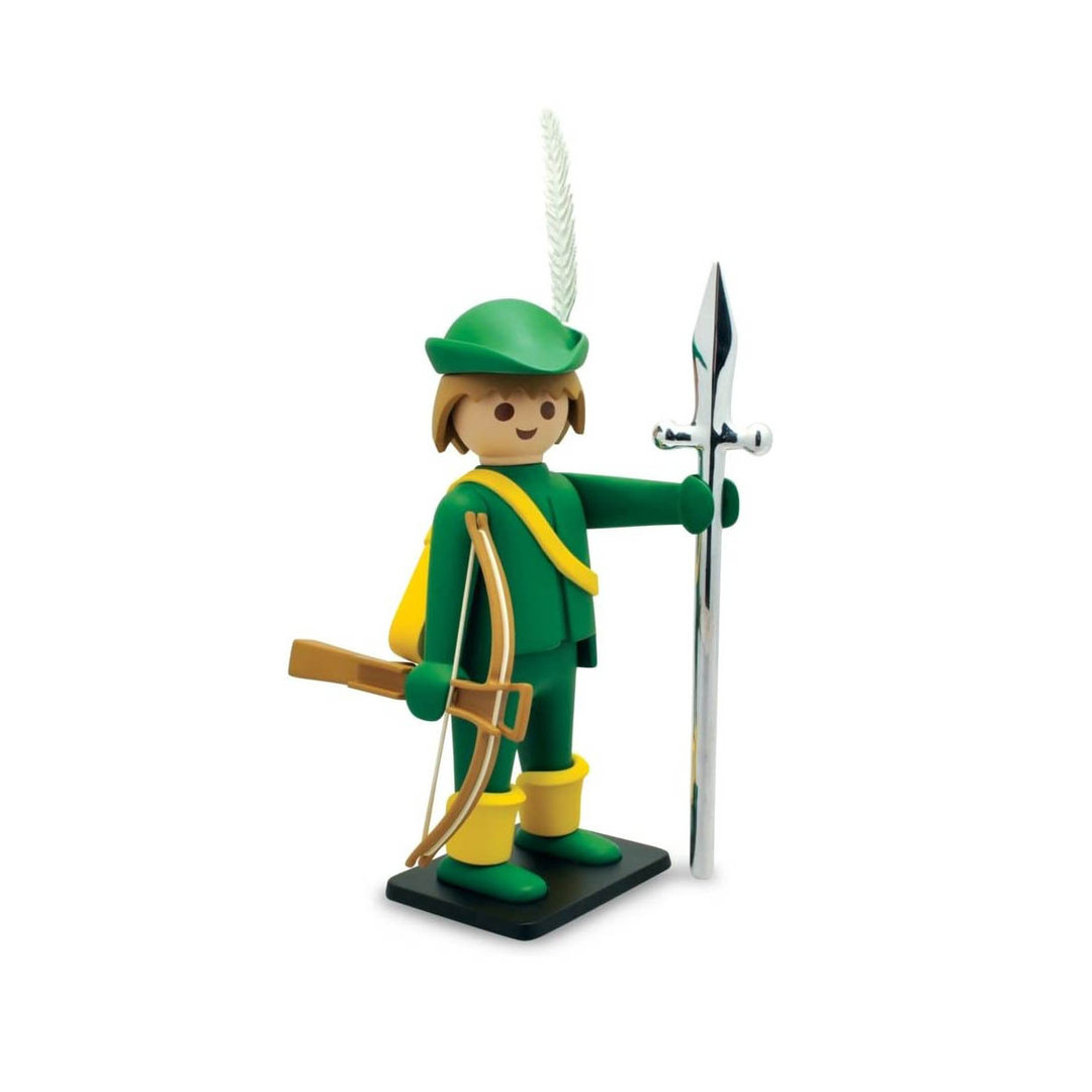 Plastoy Playmobil Arquero medieval 25cm en resina ¡Coleccionistas!