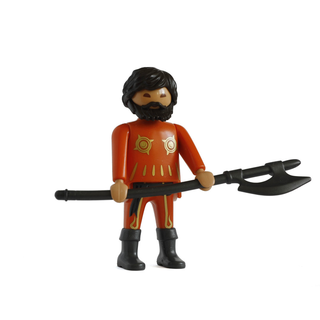 Playmobil Guerrero asiático con voulge ¡Mercadillo!