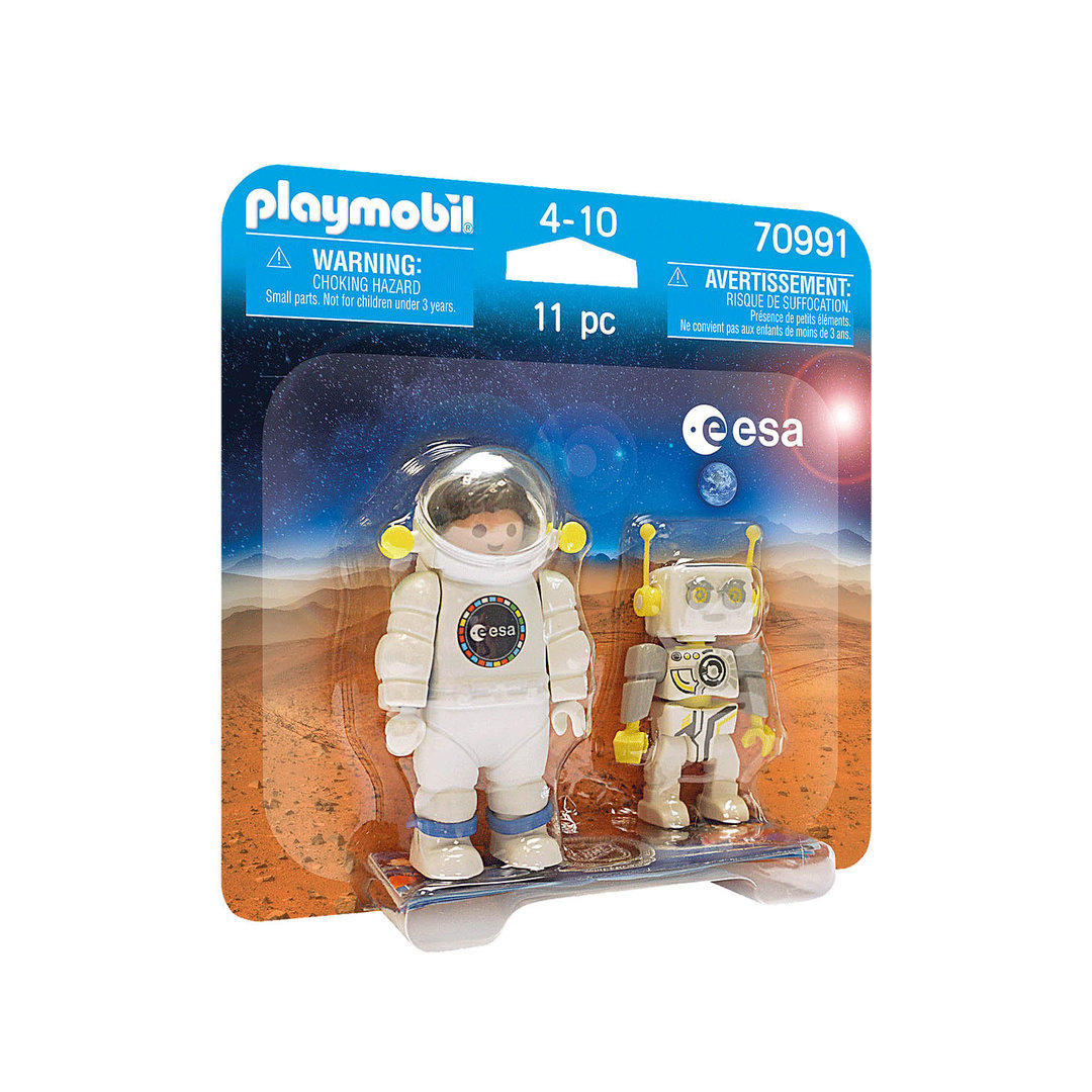 Playmobil 70991 Duopack Astronauta ESA y robot ¡Space!