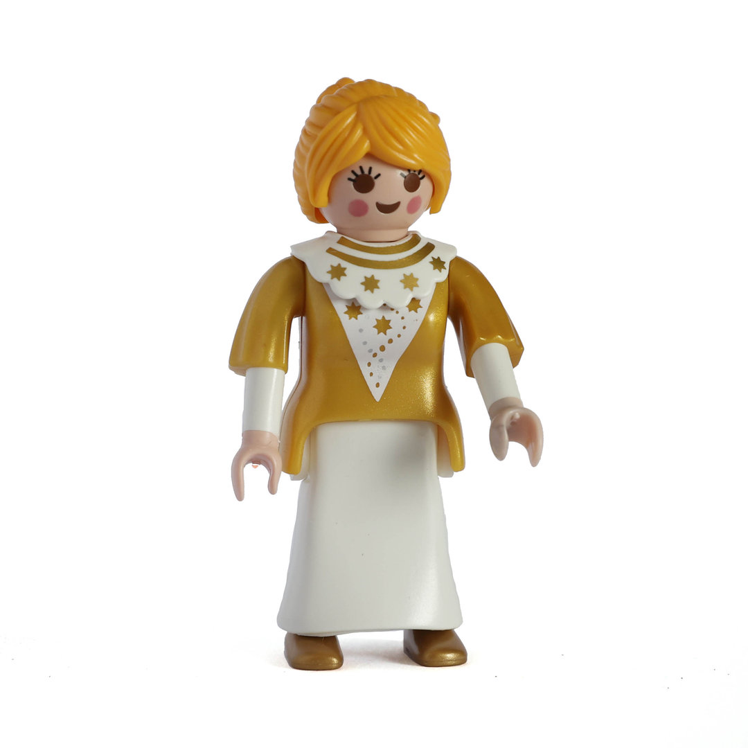Playmobil Aldeana de blanco y oro ¡Mercadillo!