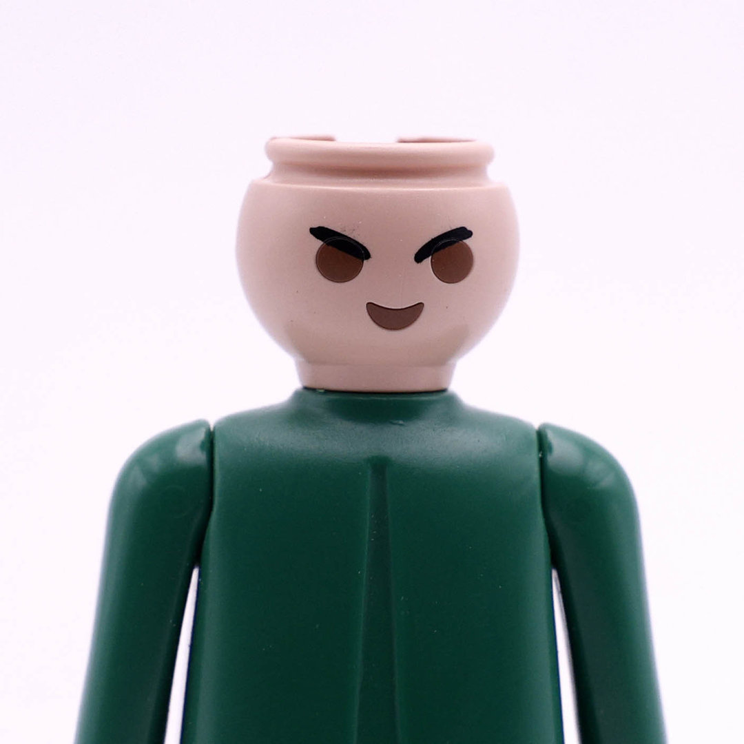Playmobil Cabeza chico malo con hendidura ¡Despiece!