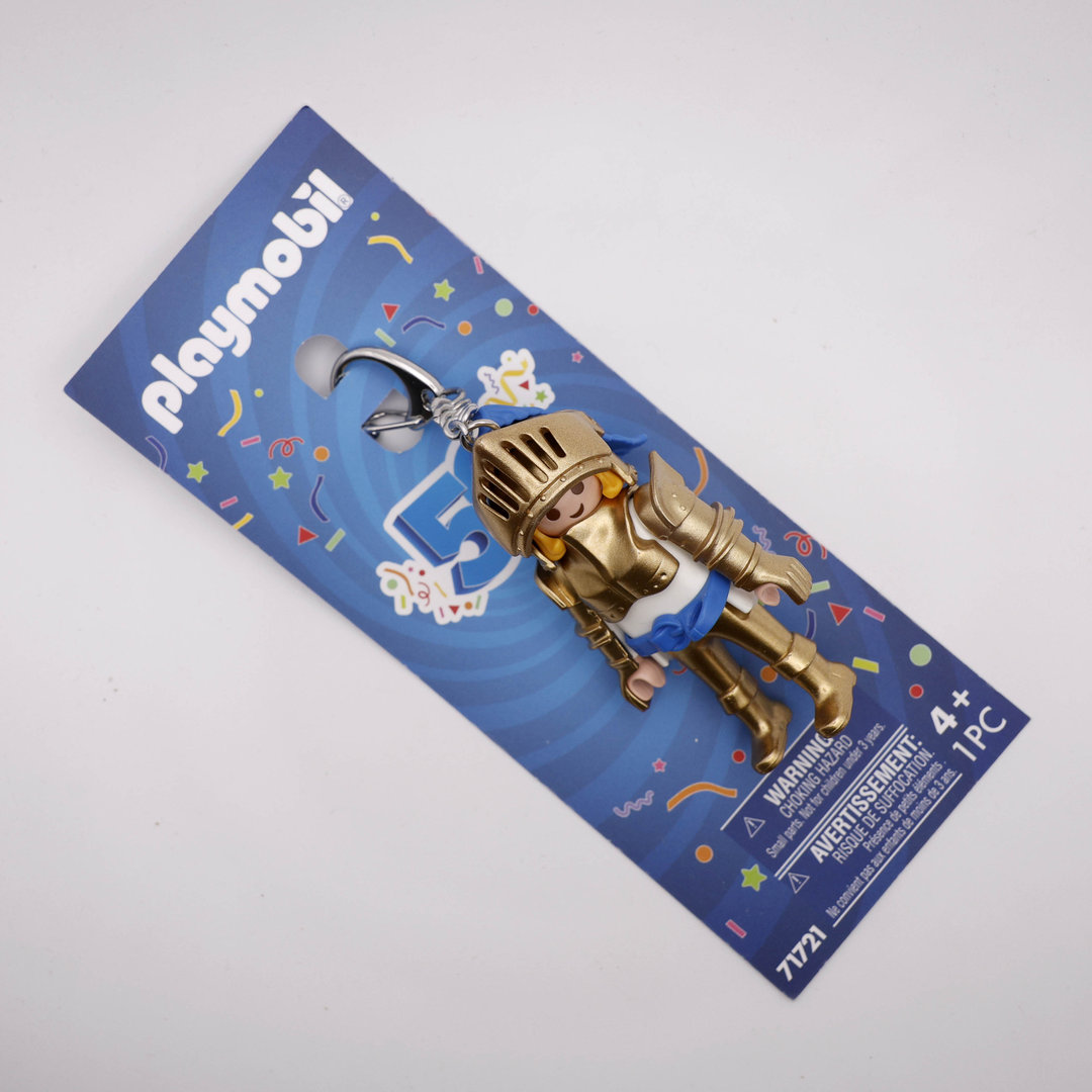 Playmobil 71721 Llavero Caballero dorado ¡50 Aniversario!