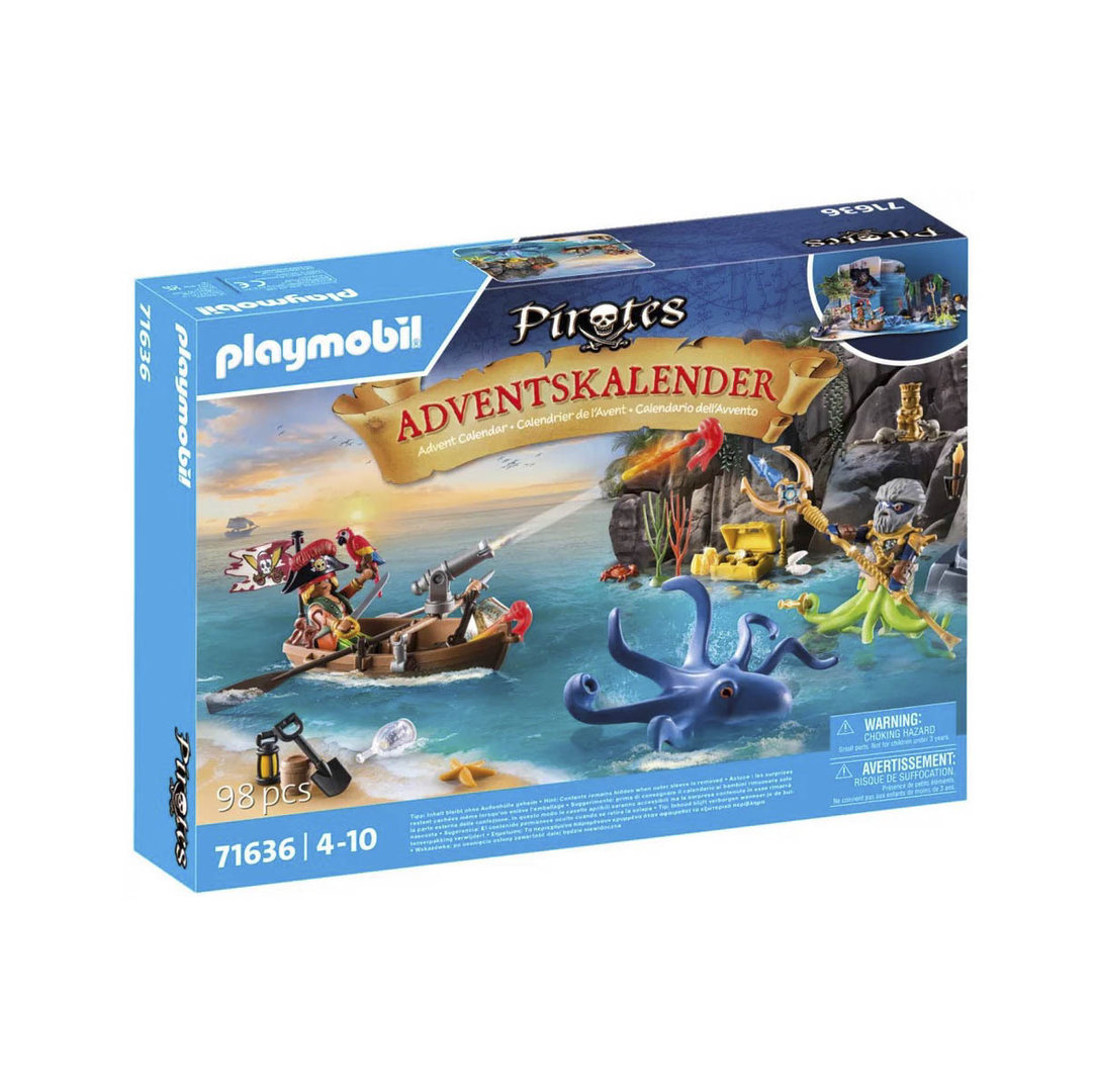 Playmobil 71636 Calendario de Adviento: Piratas ¡Navidad!