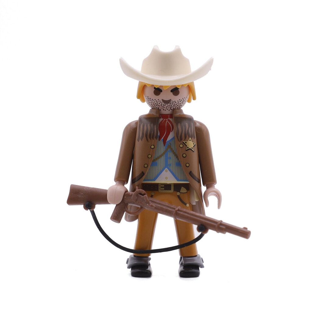 Playmobil Sheriff del oeste con fusil y espuelas ¡Mercadillo!