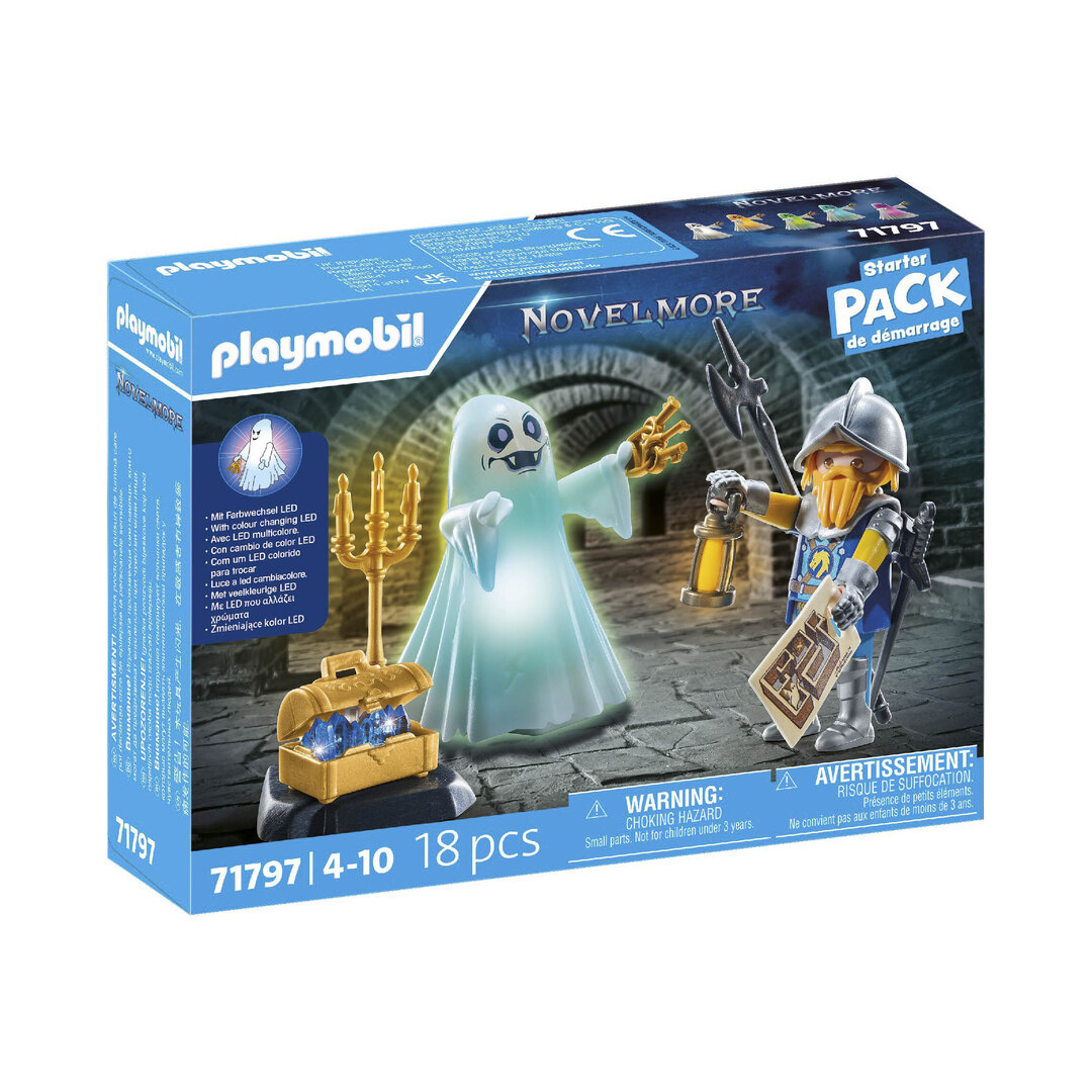 Playmobil 71797 Starter Pack Fantasma y caballero ¡Novelmore!