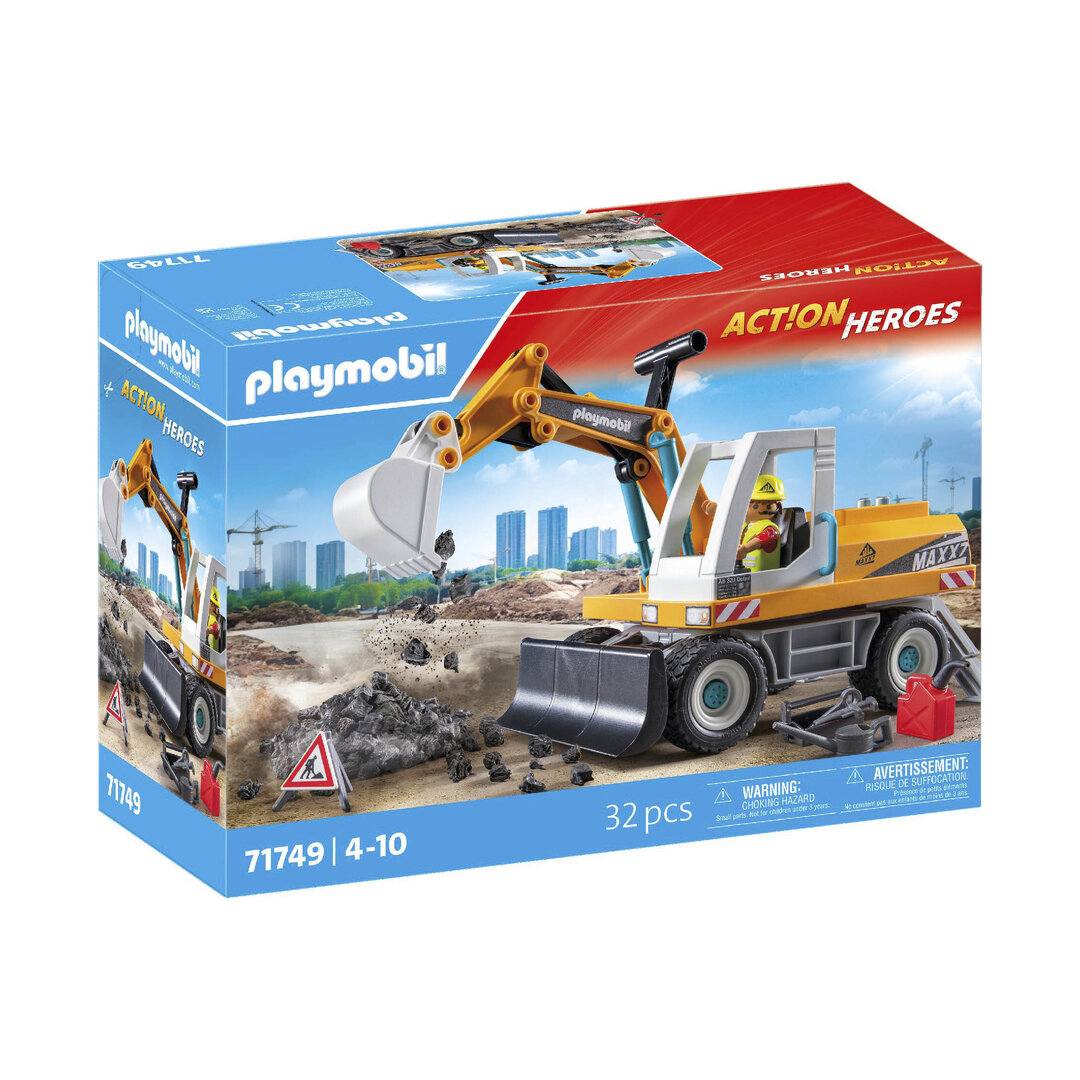 Playmobil 71749 Excavadora grande ¡Action!