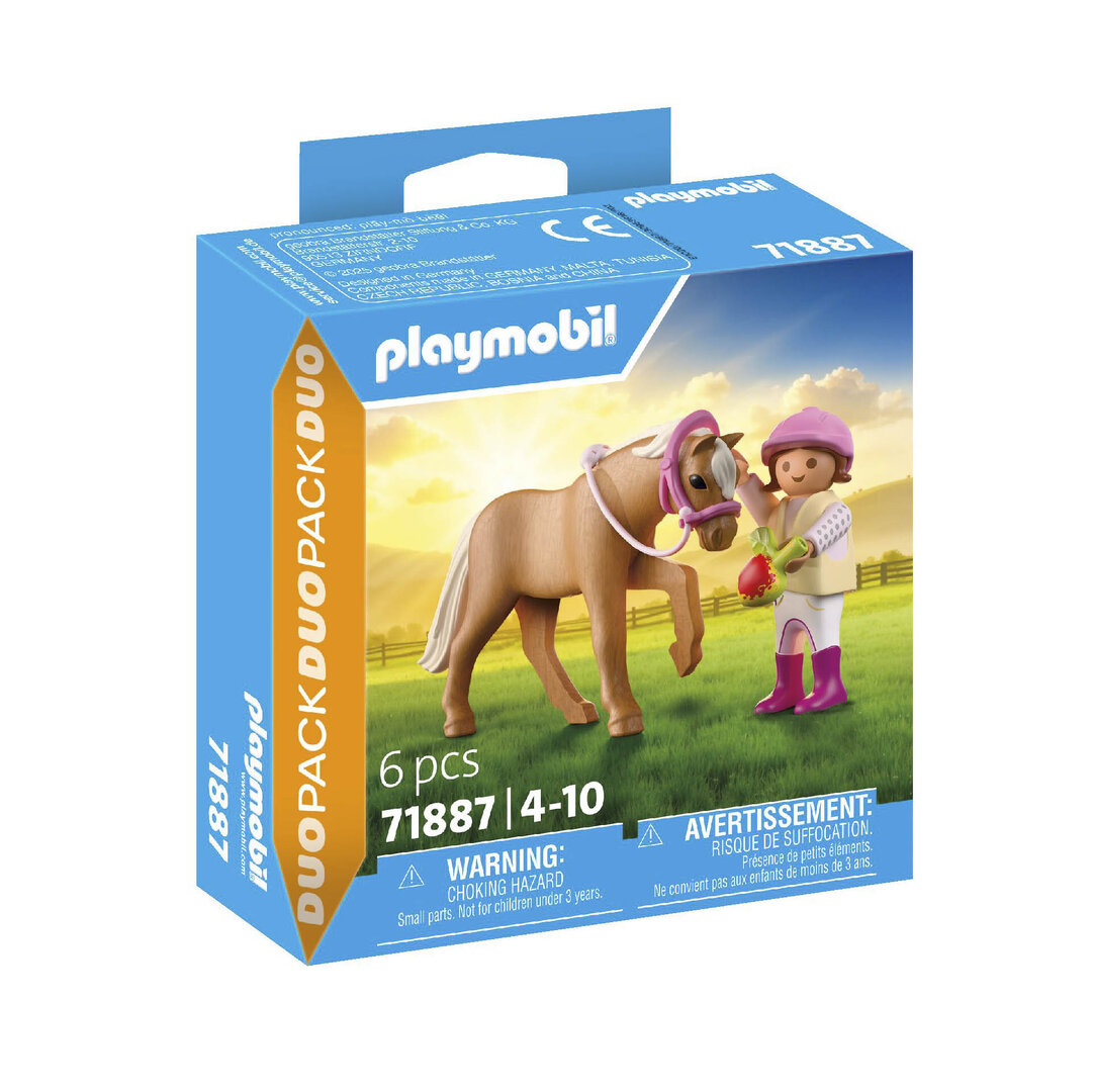 Playmobil 71887 Niña con Poni ¡Duo-pack!