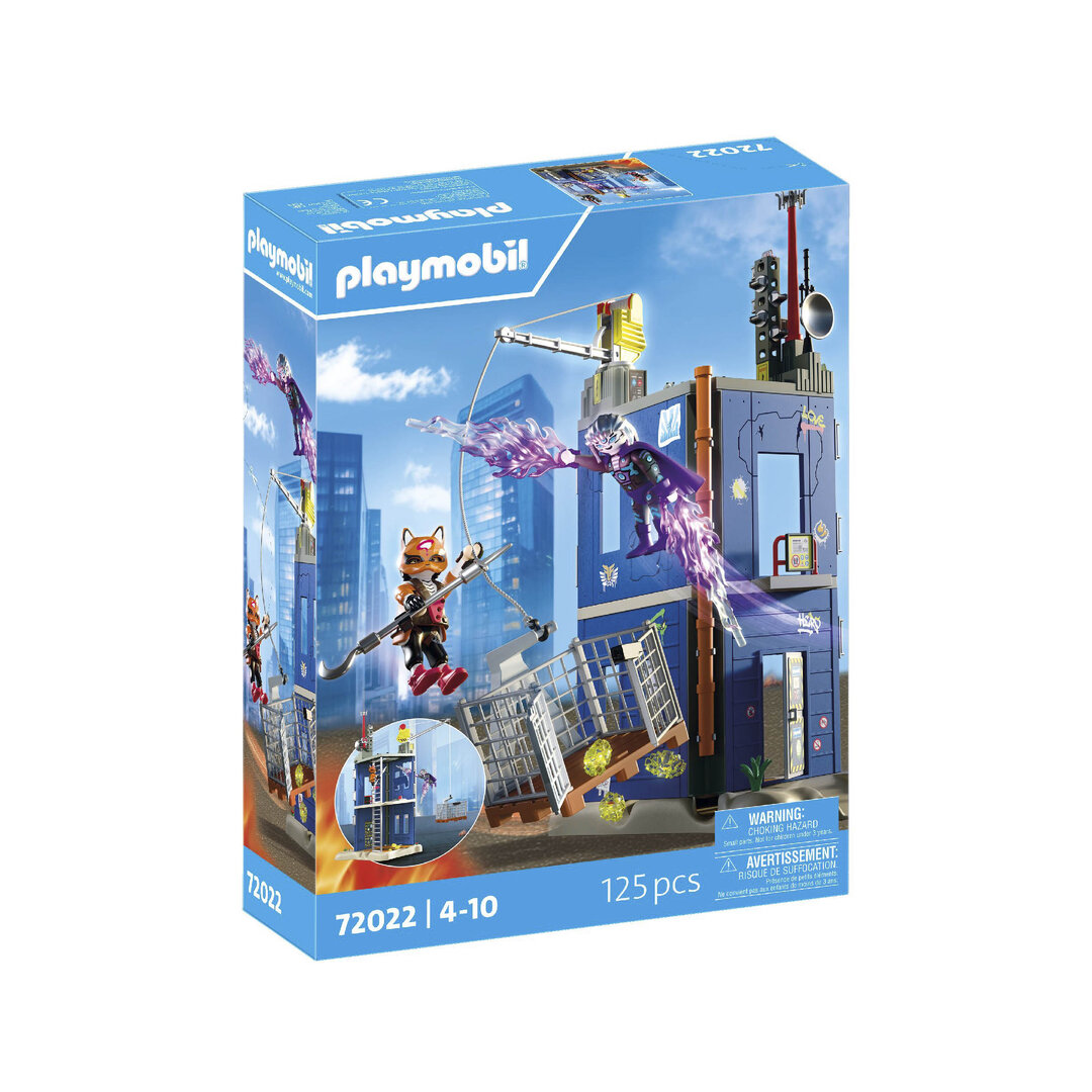 Playmobil 72022 Duelo en la torre ¡Héroes!